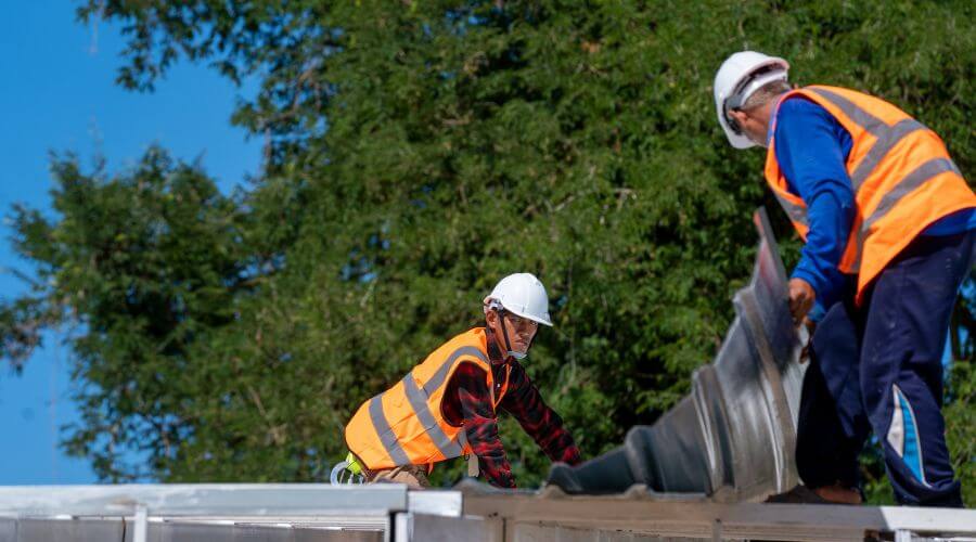 Professional metal roof installation in Holly Springs, NC